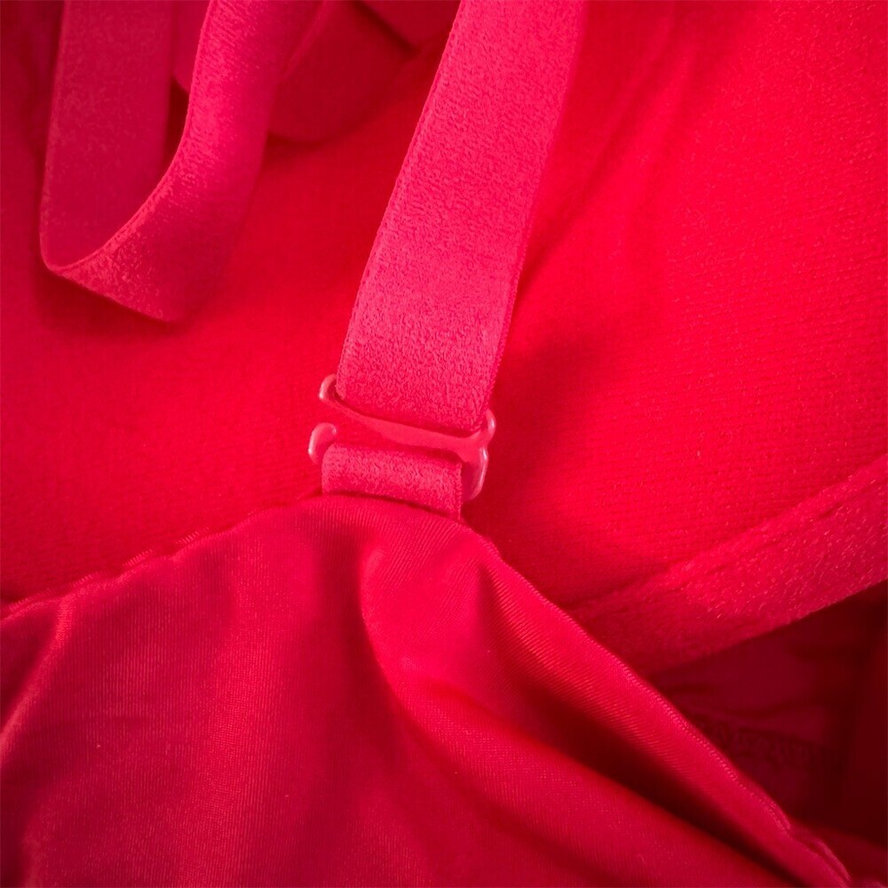 Calvin Klein Push-Up T-Shirt Bra Size 38C Red Underwire - Picture 4 of 9